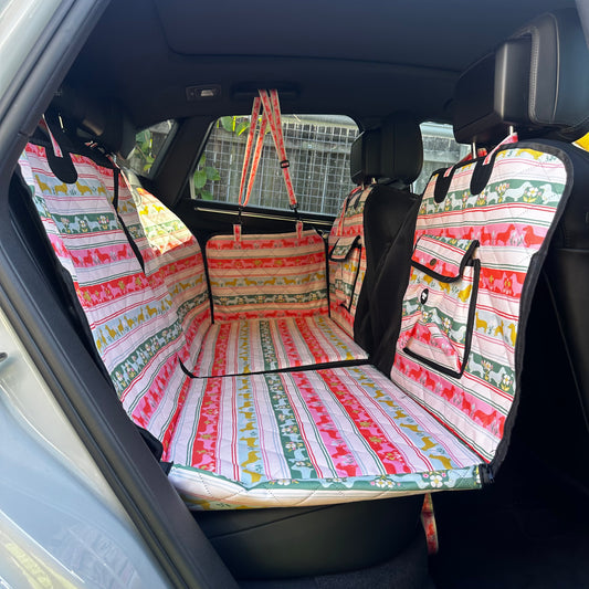 The Blooming Dachshund: Deluxe Hard Base Hammock Car Seat Cover