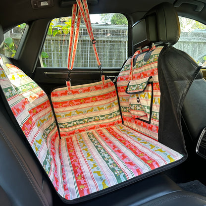 The Blooming Dachshund: Deluxe Hard Base Hammock Car Seat Cover