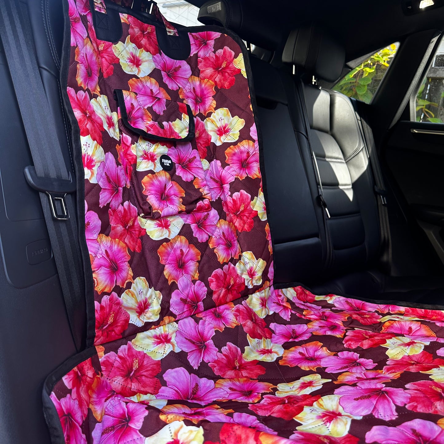 Hibiscus: Deluxe Single Car Seat Cover