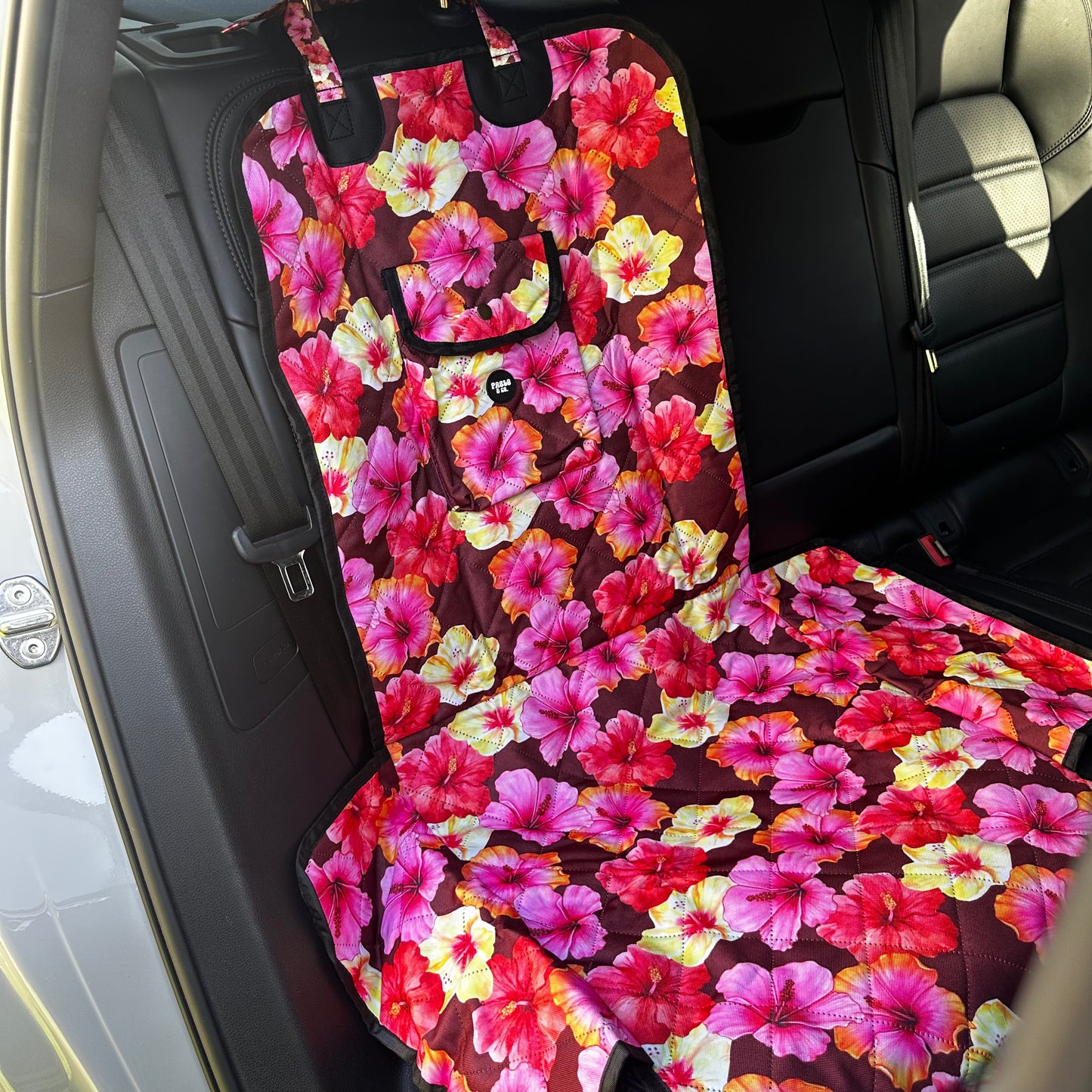 Hibiscus: Deluxe Single Car Seat Cover