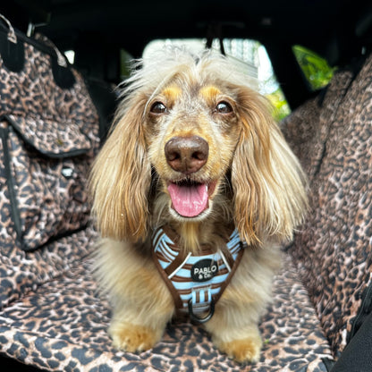 Leopard: Deluxe Hard Base Hammock Car Seat Cover