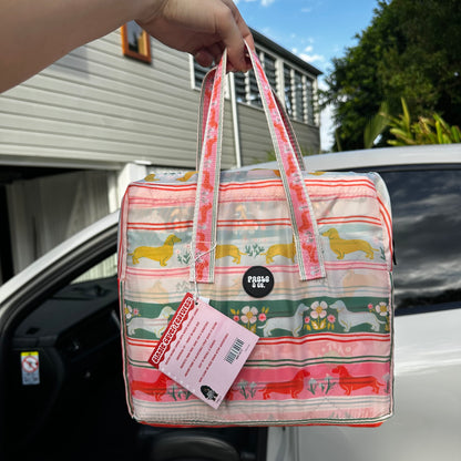 The Blooming Dachshund: Deluxe Single Car Seat Cover