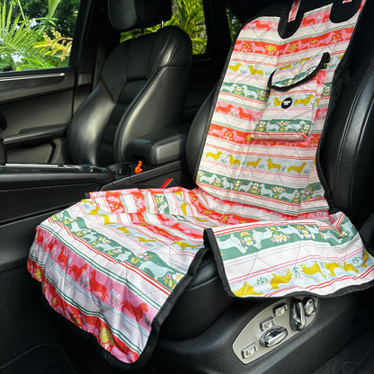 The Blooming Dachshund: Deluxe Single Car Seat Cover