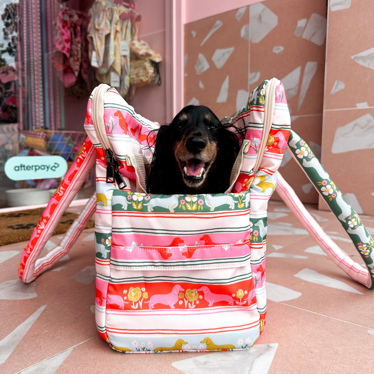 The Blooming Dachshund: Travel Bag