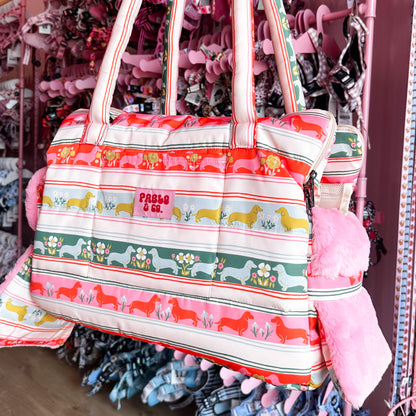 The Blooming Dachshund: Travel Bag