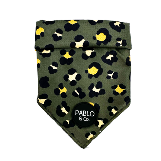 Khaki Leopard - Bandana
