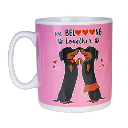 Dachshund Valentine Giant Mug