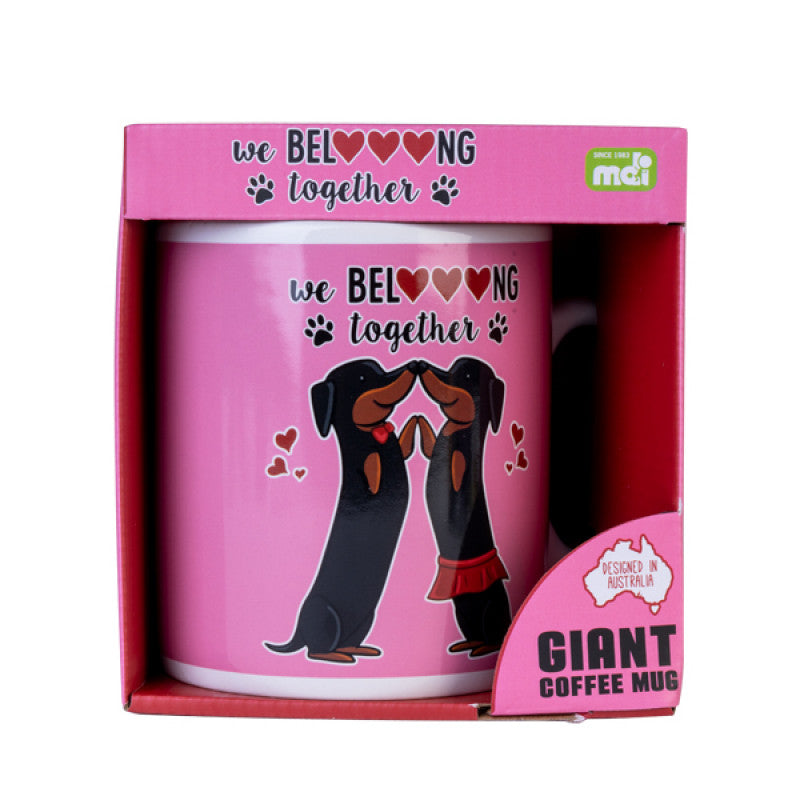 Dachshund Valentine Giant Mug