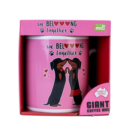 Dachshund Valentine Giant Mug