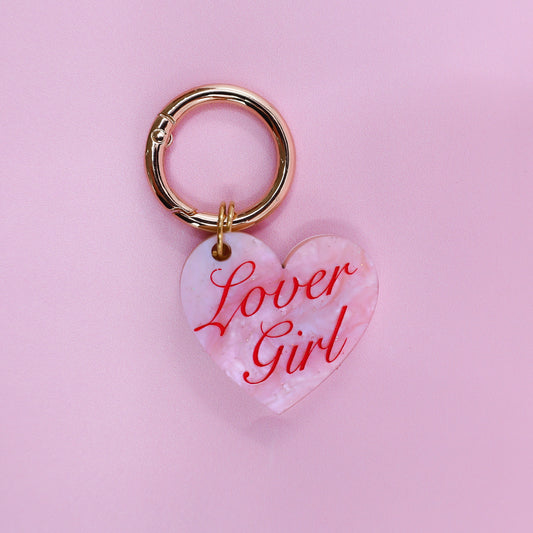 Personalised Pet ID Tag: Lover Girl