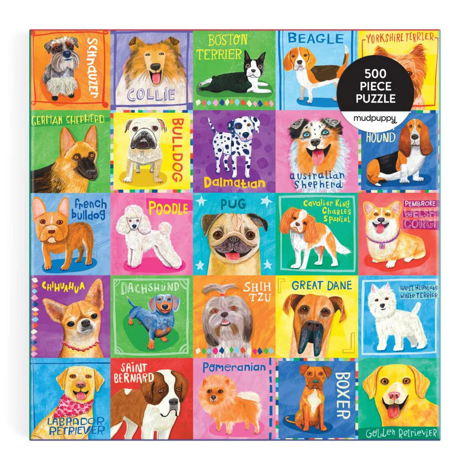 Mudpuppy: 500 Pc Puzzle - Pawsome Portraits