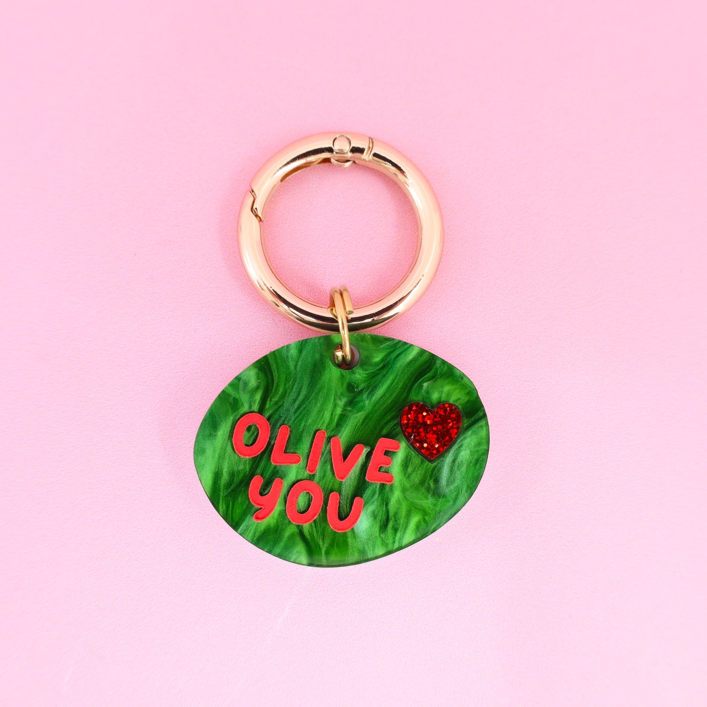 Personalised Pet ID Tag: Olive You