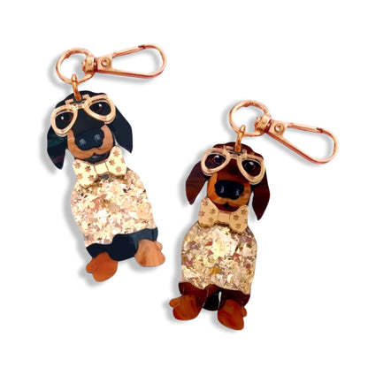 Dachshund Bag Tag / Keyring