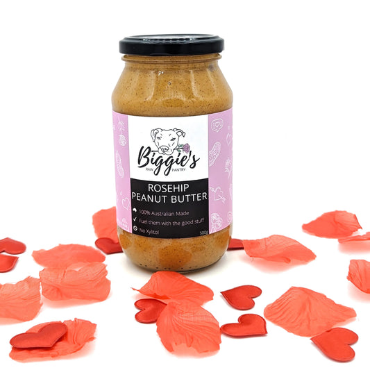 Rosehip Peanut butter: Biggie's Raw Pantry