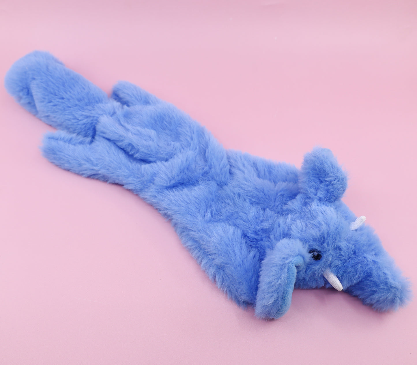 No Stuffing Crinkle Elephant Dog Toy