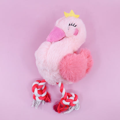 Princess Flamingo Dog Toy