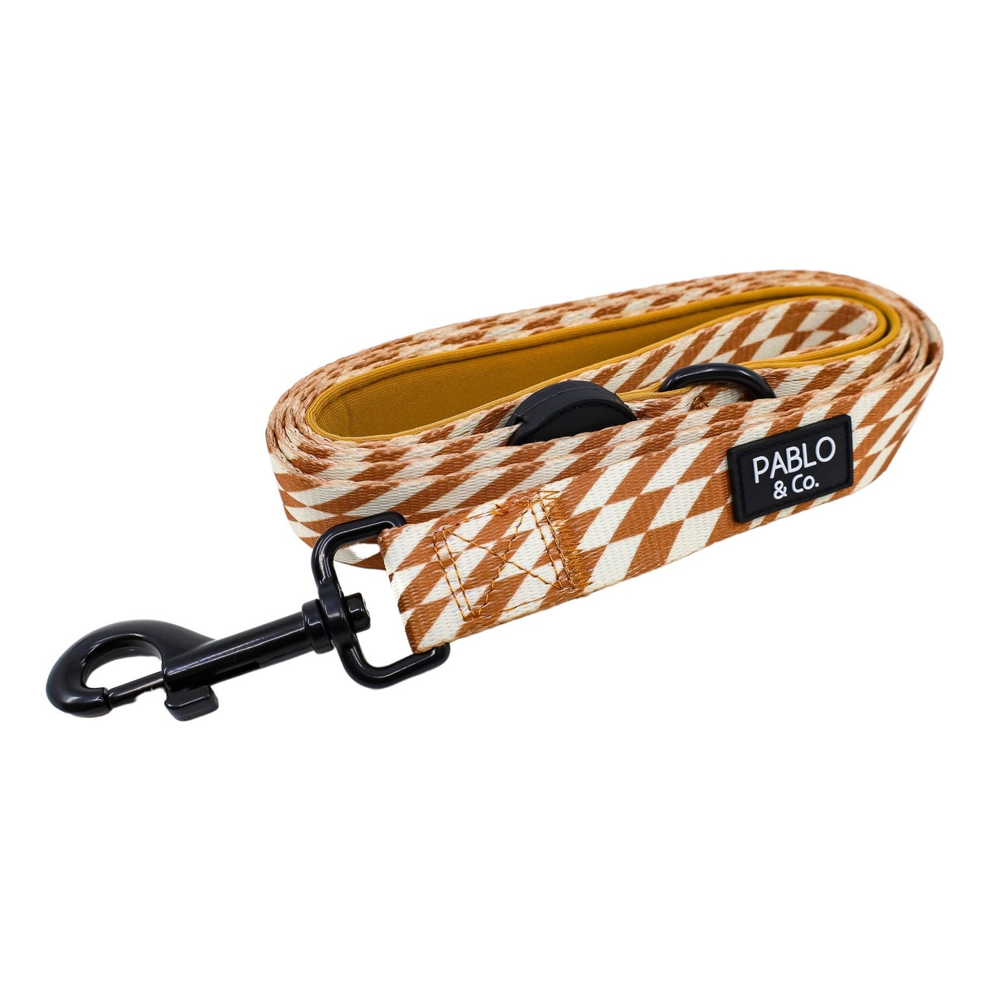 Brown Check Check: Dog Leash