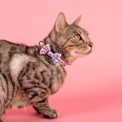 Meow Purple: Cat Bow Tie