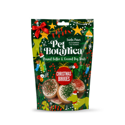 Pet Botanica Christmas Bikkies - Peanut Butter & Coconut Dog Biscuits