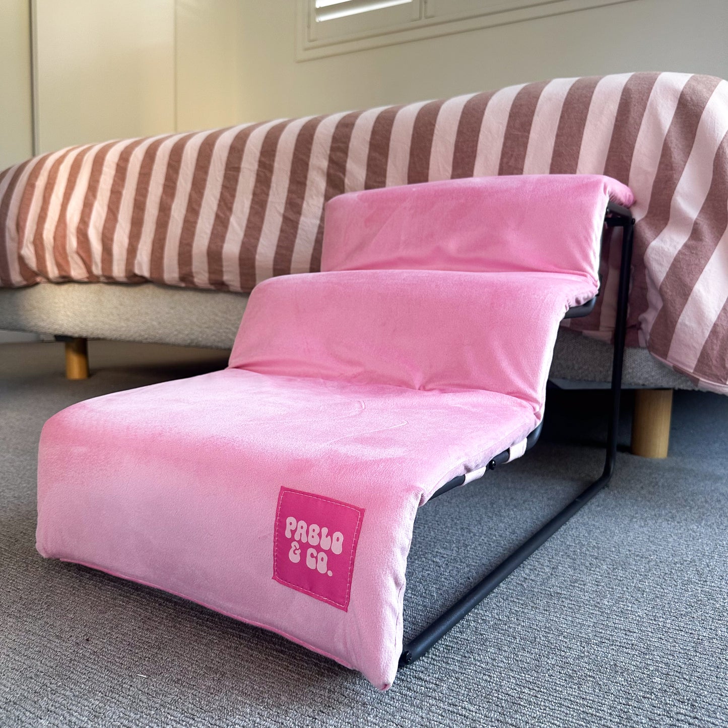 Pet Stairs for Cats & Dogs - Baby Pink