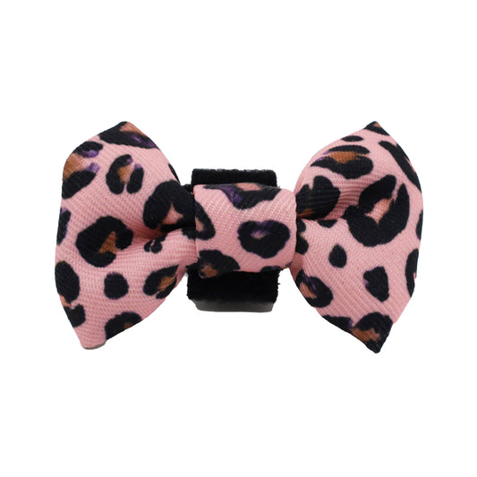 Pink Leopard: Cat Bow Tie