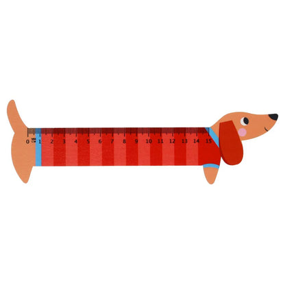 Rex London: Wooden Ruler - Sausage Dog