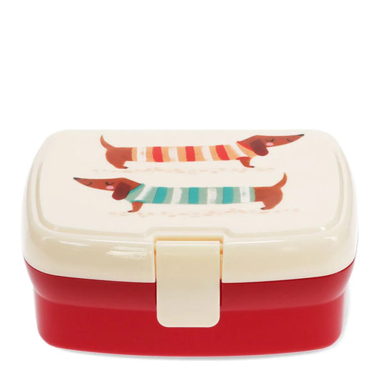 Lunch Box: Sausage Dog Ivory