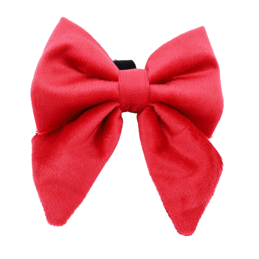 Red Velvet Sailor Bow Tie