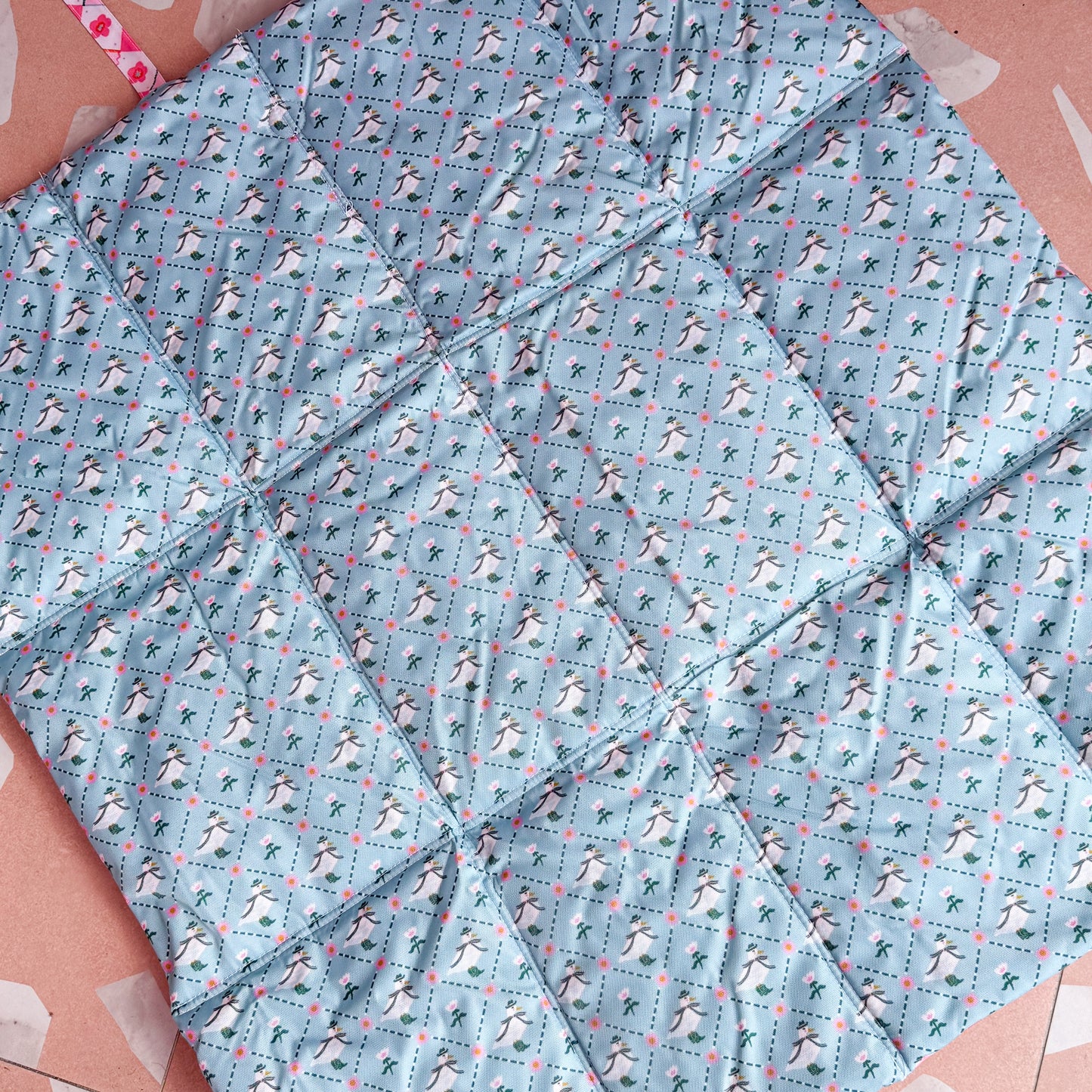 Deluxe Travel Mat: Strawberry Patch & Silly Little Goose