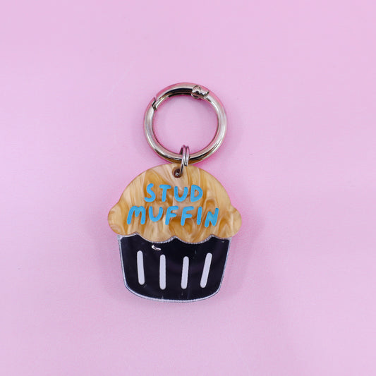 Personalised Pet ID Tag: Stud Muffin