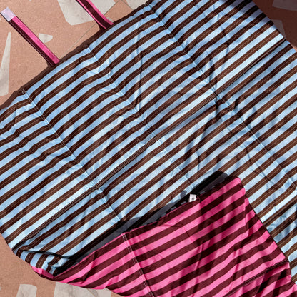 Deluxe Travel Mat: Blushing Stripes & Sunday Stripes