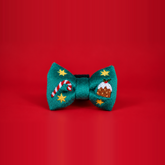 Tis' the Season: Velvet Cat Bow Tie