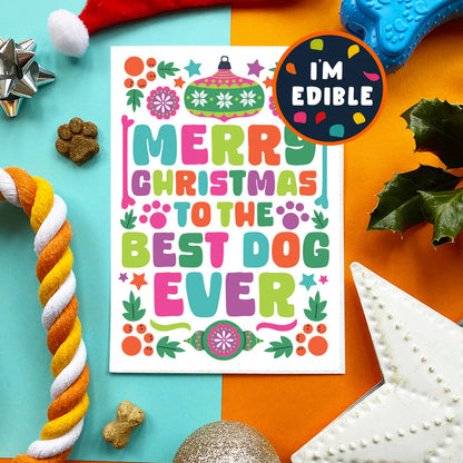 Christmas Edible Cards For Dogs
