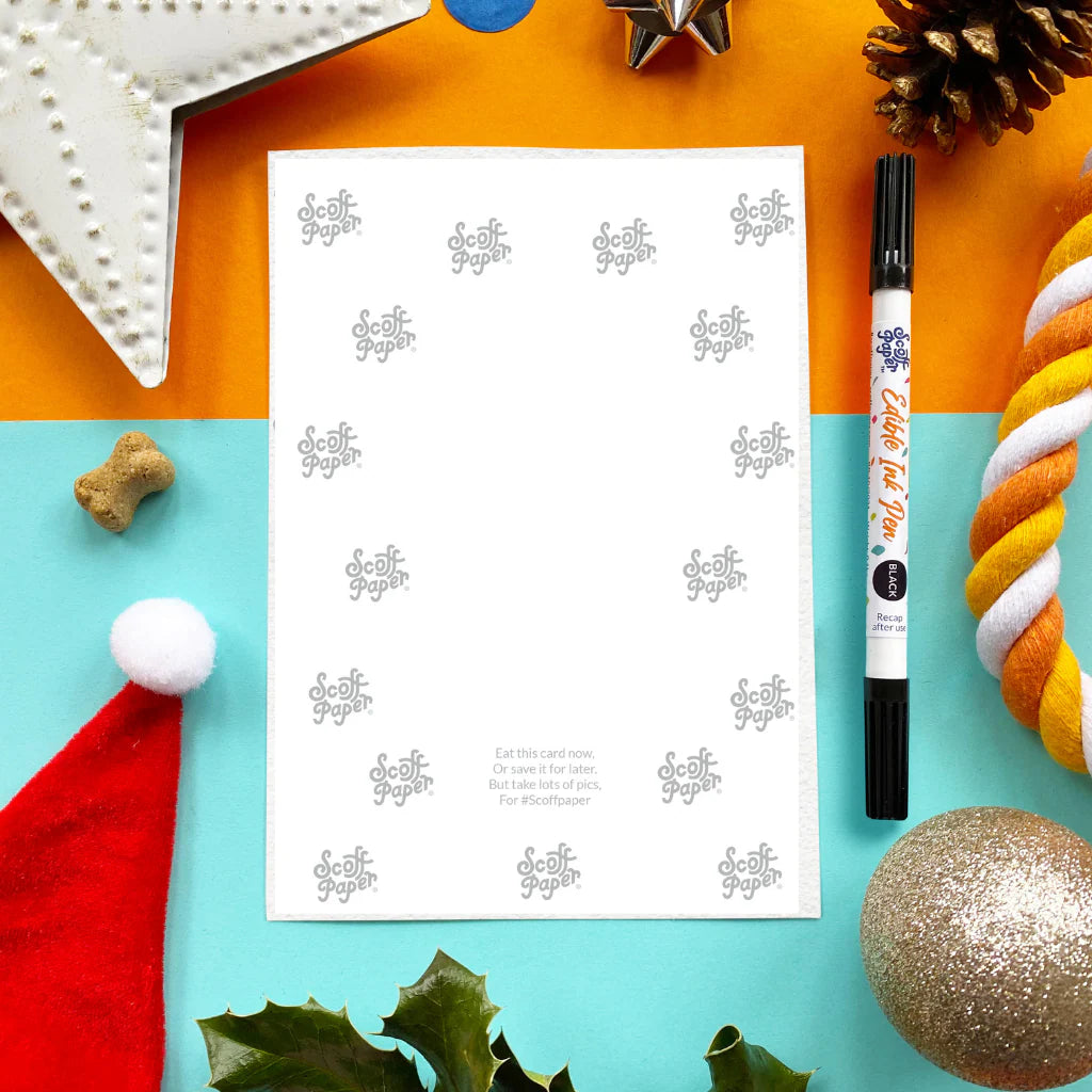 Christmas Edible Cards For Dogs
