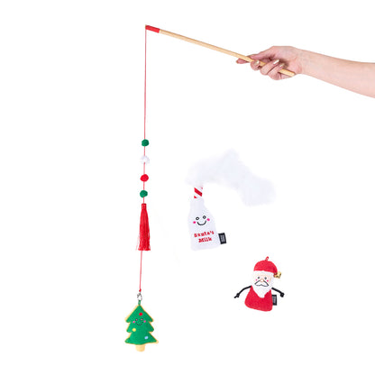 Zippy Claws: Holiday ZippyStick Santa with Cookies & Milk