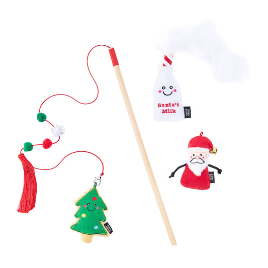 ZippyClaws: Holiday ZippyStick Santa with Cookies & Milk