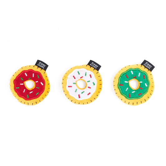 ZippyClaws: Holiday Mini Donutz 3-Pack