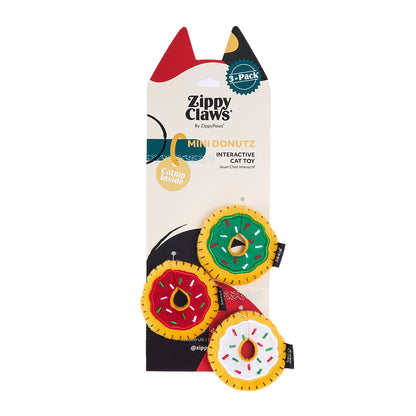 ZippyClaws: Holiday Mini Donutz 3-Pack