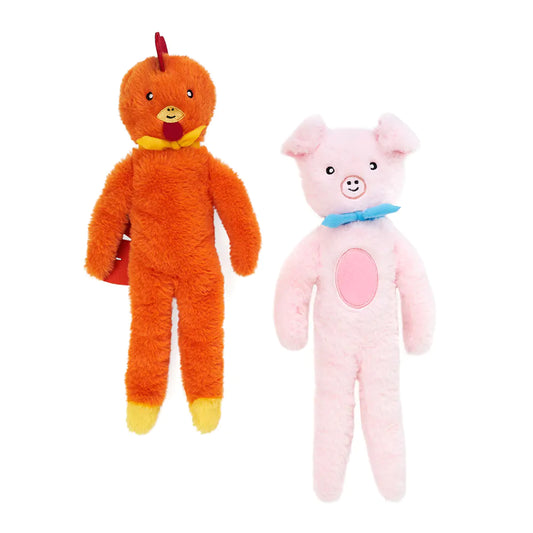 Zippy Paws: Fluffy Peltz - Chicken & Pig
