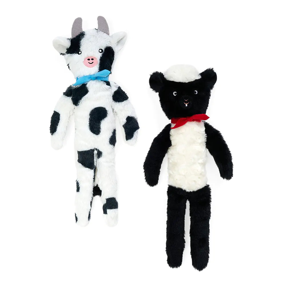 Zippy Paws: Fluffy Peltz - Cow & Sheep