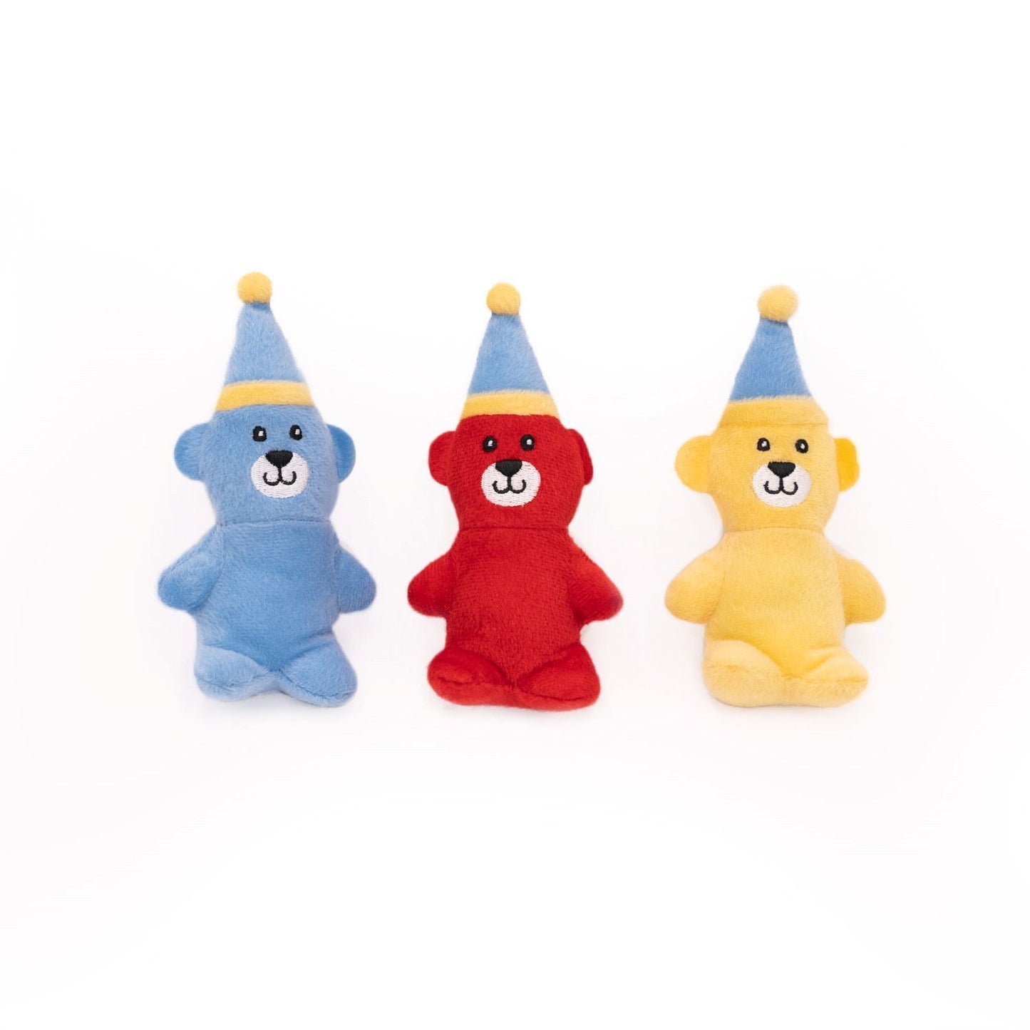 Zippy Paws: 3pk Squeaky Birthday Bears