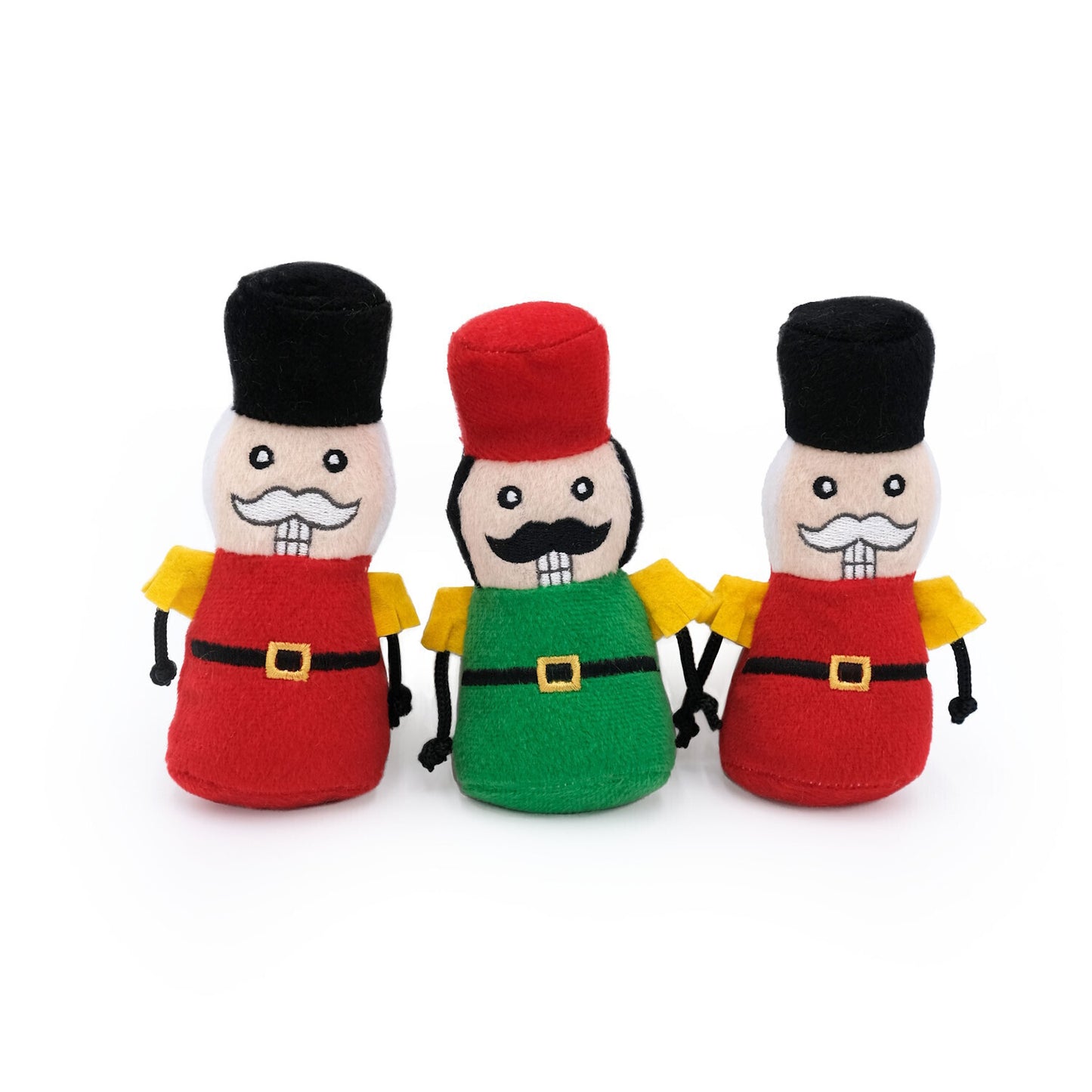 Zippy Paws: Miniz Christmas Squeaker Dog Toys - Nutcracker