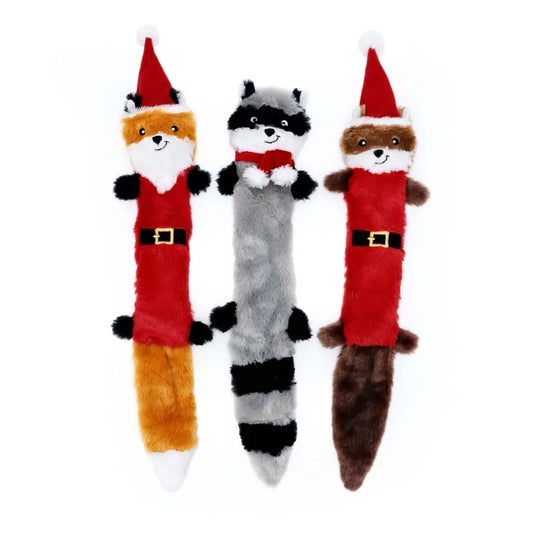 Zippy Paws: Holiday Skinny Peltz 3 Pack - Large