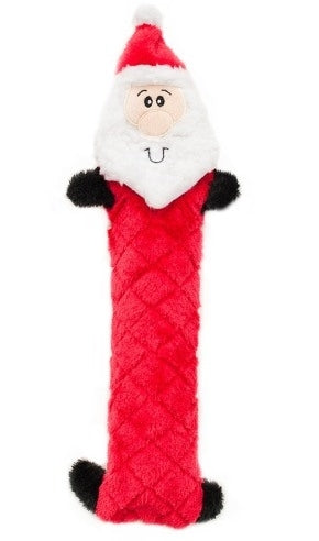 Zippy Paws: Christmas Jigglerz Shakeable Dog Toy - Santa