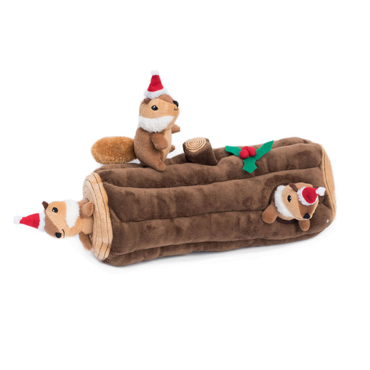 Zippy Paws: Holiday Zippy Burrow - Yule Log