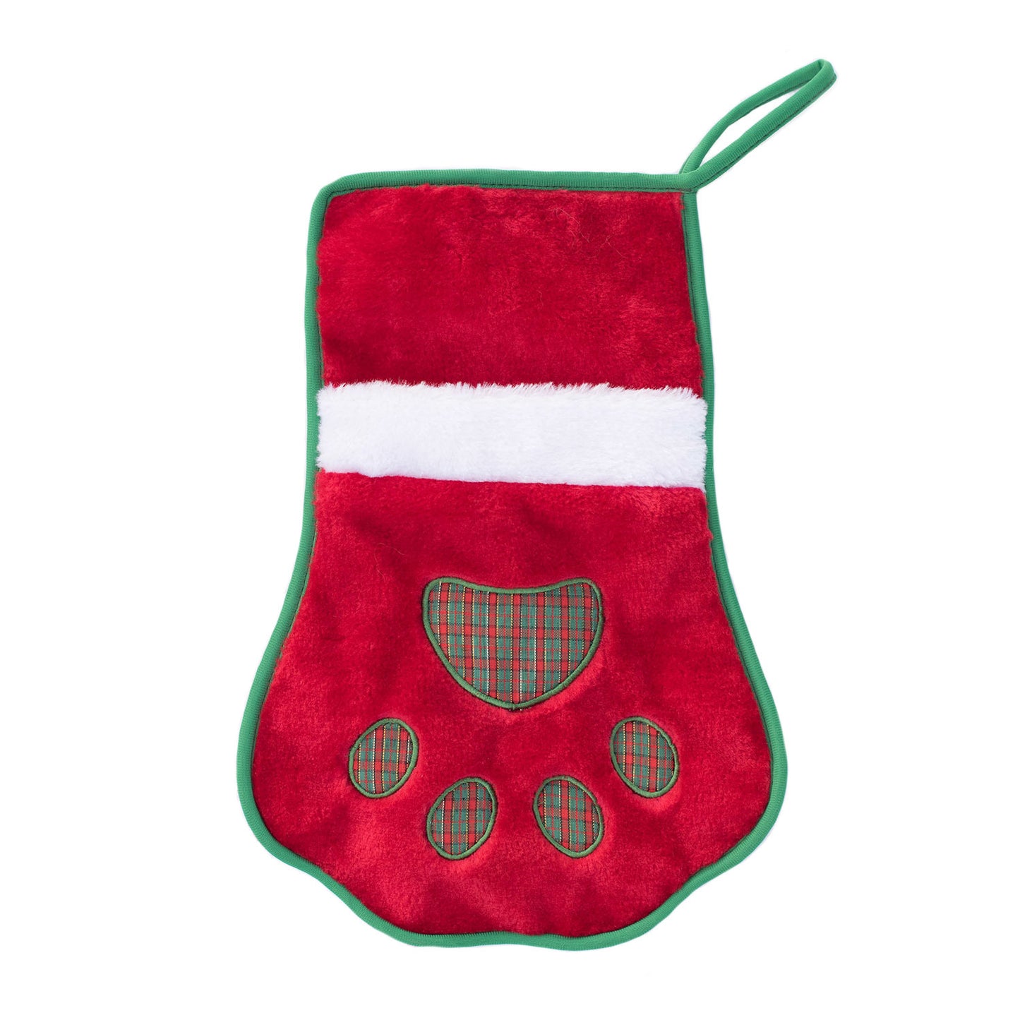 Zippy Paws: Red Paw Stocking