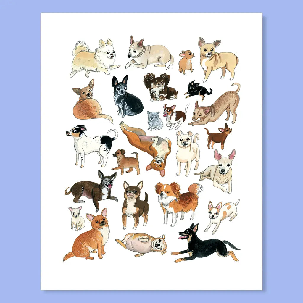 Dog Breeds Art Prints