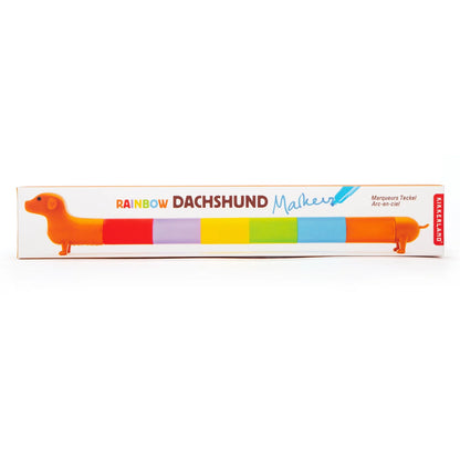 Kikkerland: Rainbow Dachshund Markers