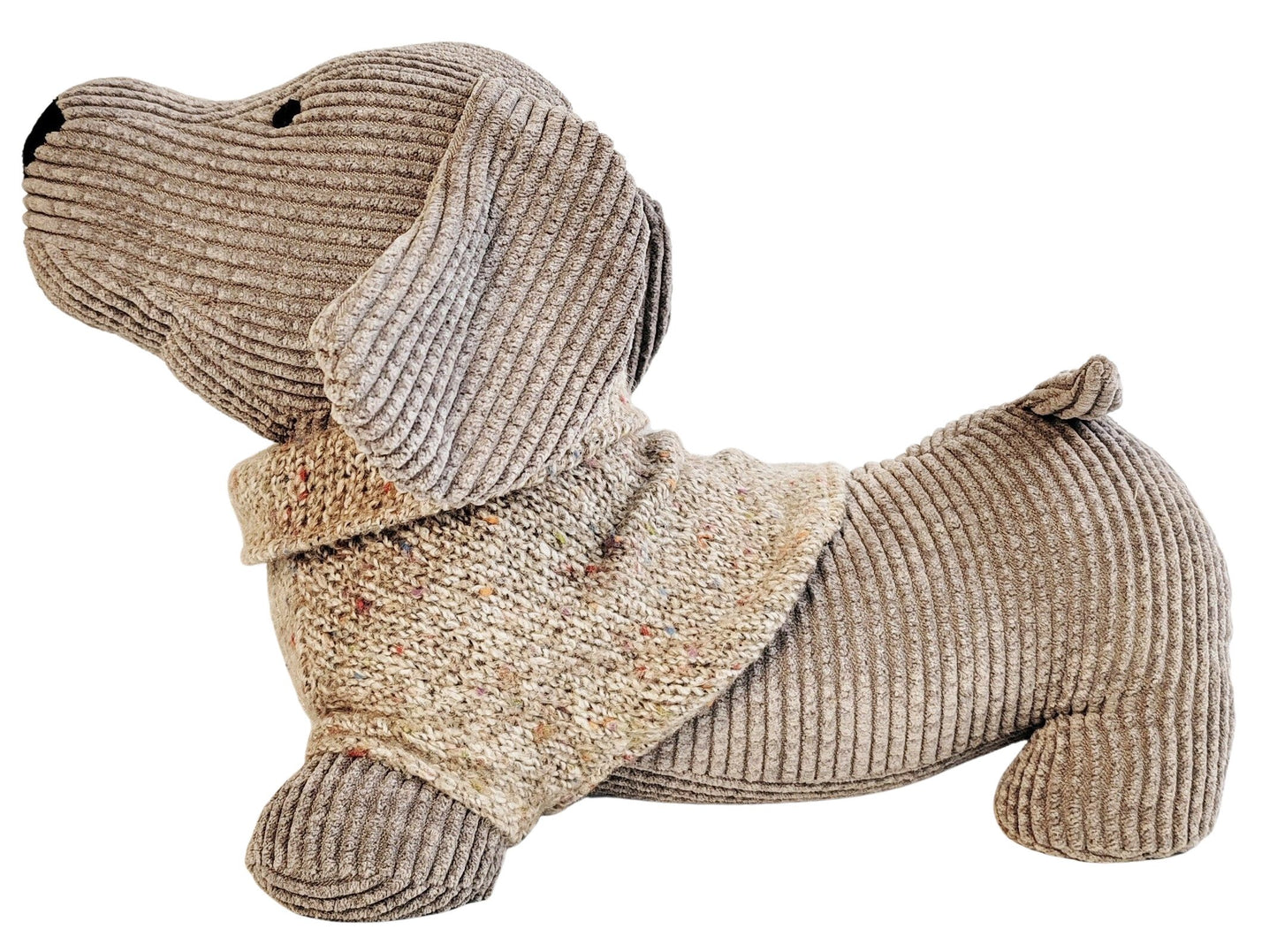 Dog Door Stopper Grey