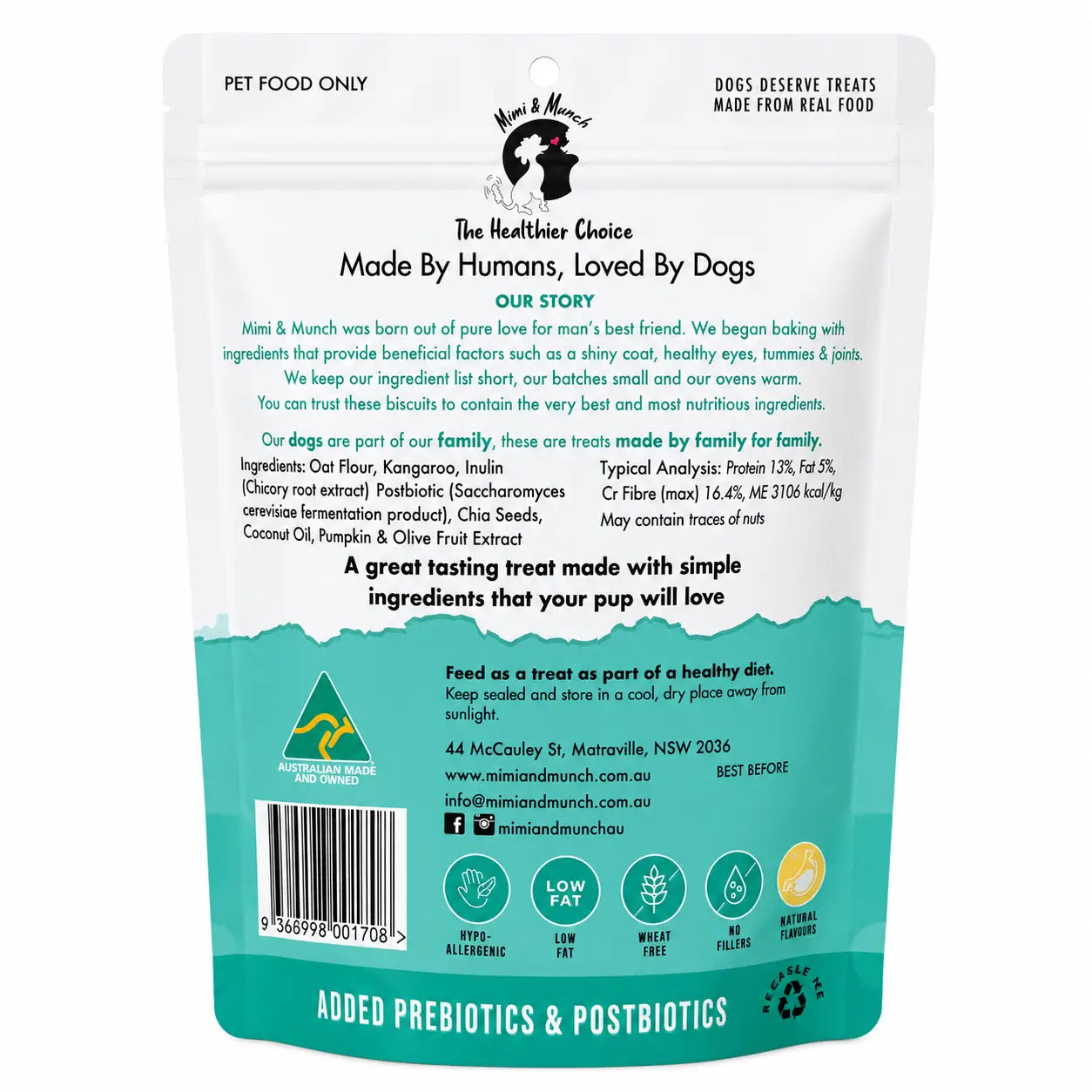 Mimi & Munch Barba-Roo Dog Biscuits